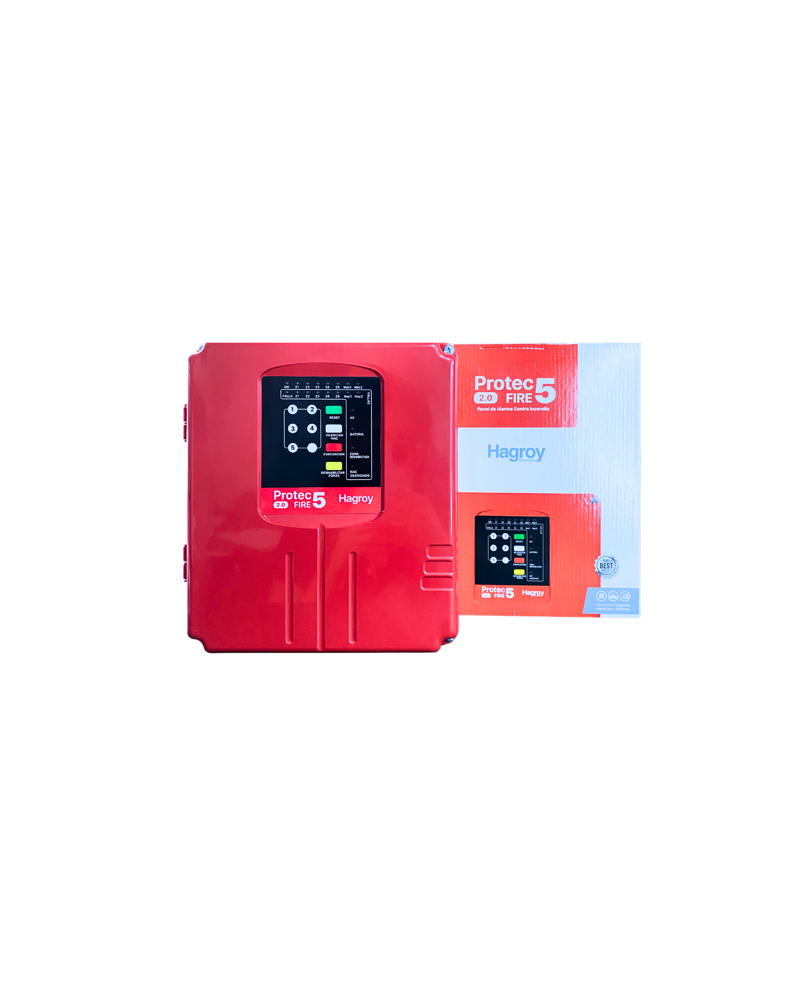 ALARMA CONTRA INCENDIO (PTFIRE) 5 ZONAS ALARMA CONTRA INCENDIO HAGROY (PTFIRE) 5 ZONAS TECLADO                          